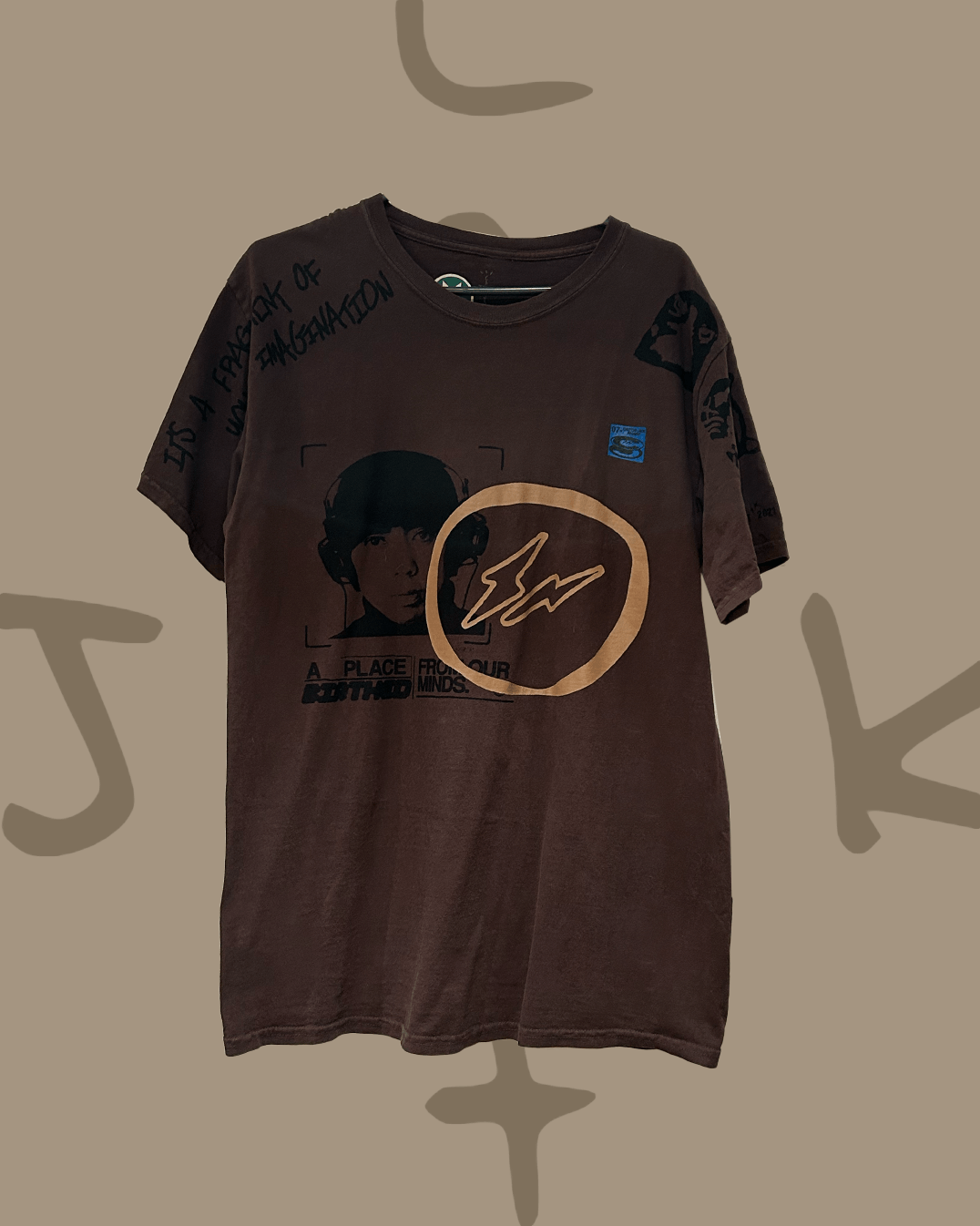 Travis Scott Travis Scott Cactus Jack For Fragment Hiroshi Tee Size US XL / EU 56 / 4 - 2 Thumbnail