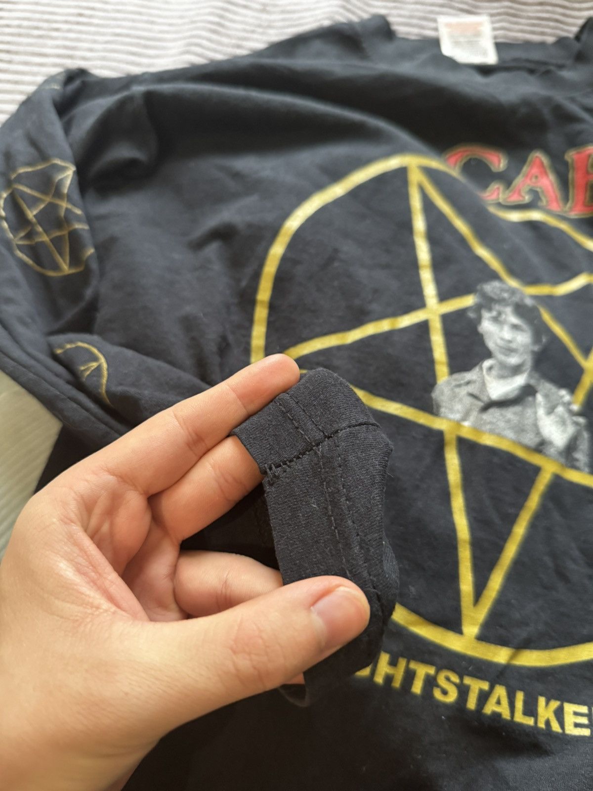 Band Tees 00s VIntage Macabre Nightstalker Metal Band Long Sleeve Tee Size US M / EU 48-50 / 2 - 10 Thumbnail