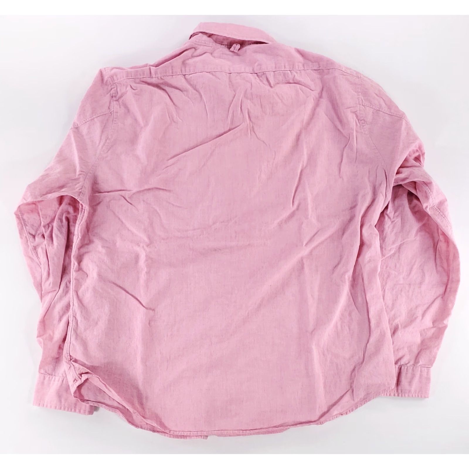 Alex Mill Alex Mill Button Up Shirt Long Sleeve Pink Huckberry Mens XL Size US XL / EU 56 / 4 - 3 Thumbnail