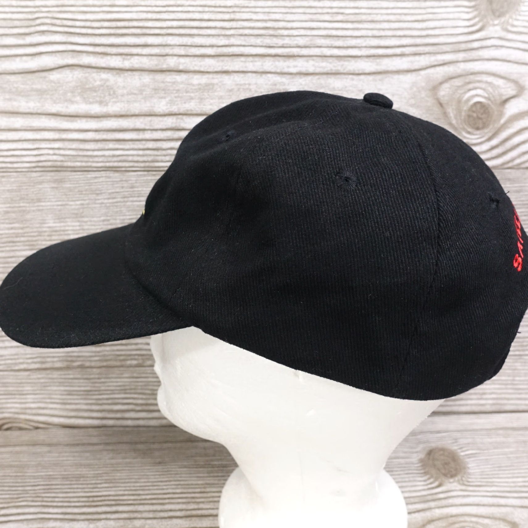Vintage Vintage Sirius XM Satellite Radio Black Strapback Baseball Cap Men Women Adjustable Black Casual Cap Size ONE SIZE - 5 Thumbnail