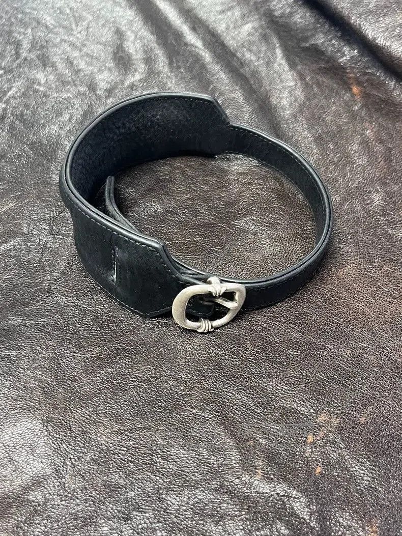 Chrome Hearts Chrome Hearts Silver Buckle Leather Bracelet. Size ONE SIZE - 1 Thumbnail