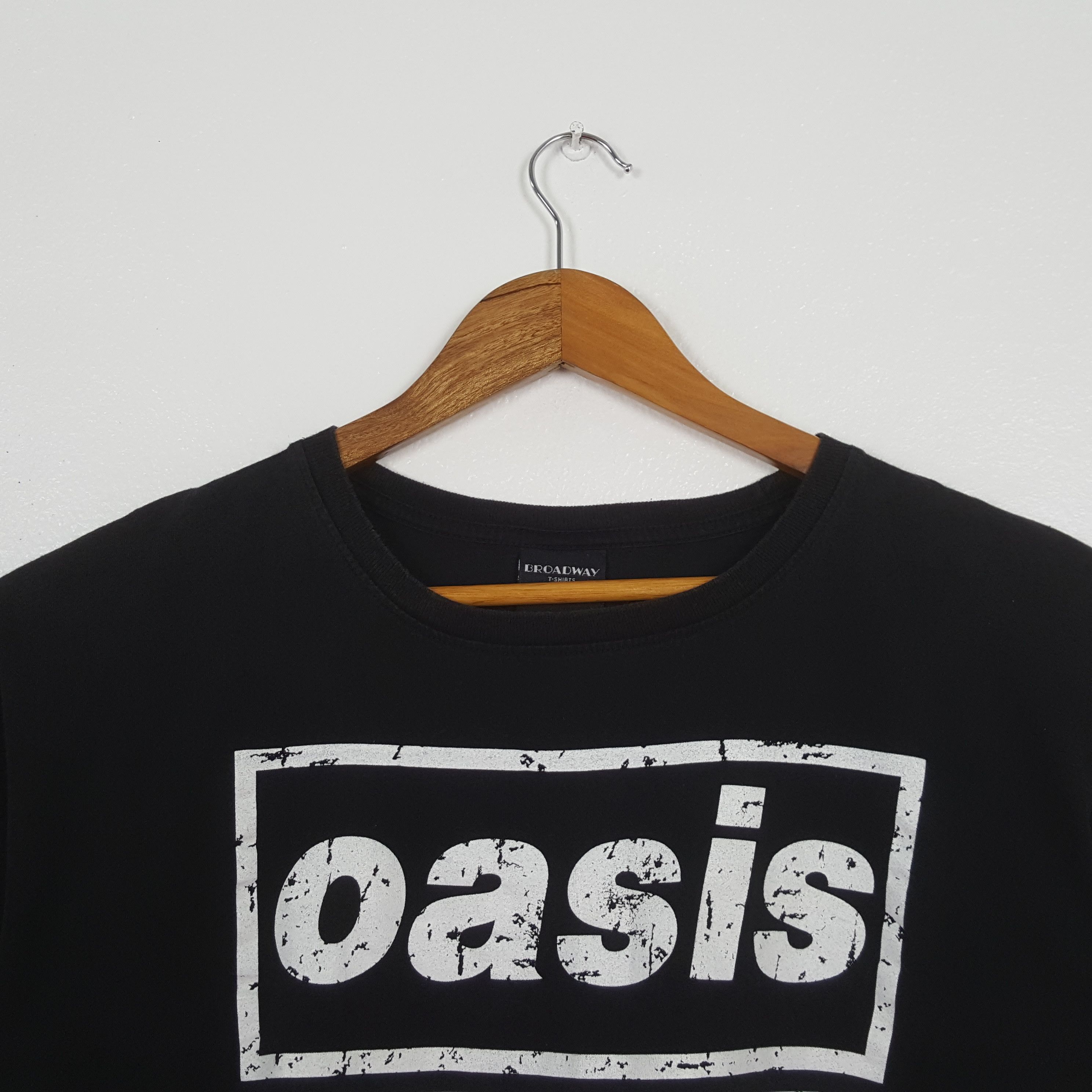 Band Tees Vintage Oasis British Britpop Rock Band T-Shirt C319N9 Size US L / EU 52-54 / 3 - 2 Thumbnail