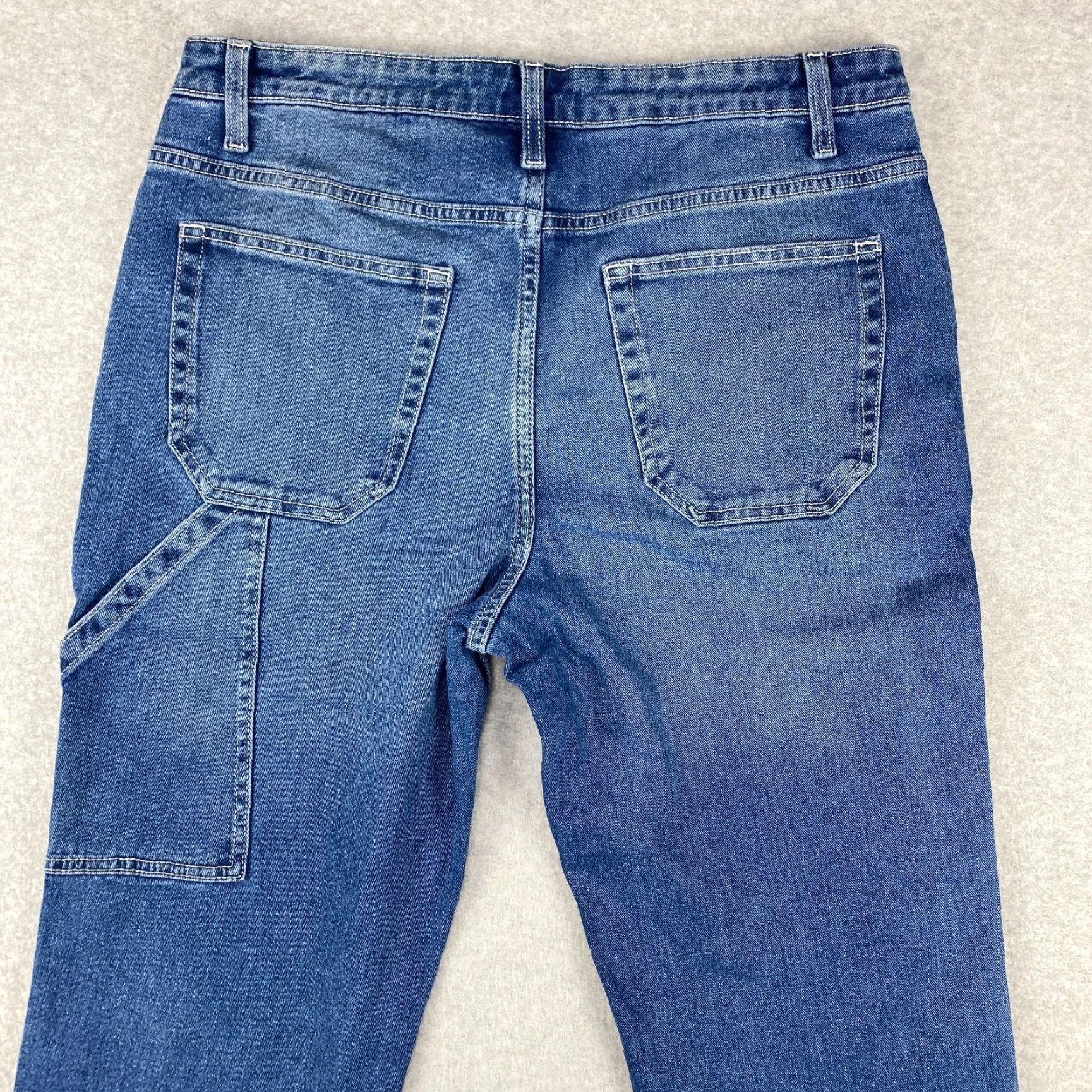 Essentials Amazon Essentials Jeans Mens 33X30 Blue Straight Leg Pockets Loose Fit Stretch 2 Size US 33 - 2 Thumbnail