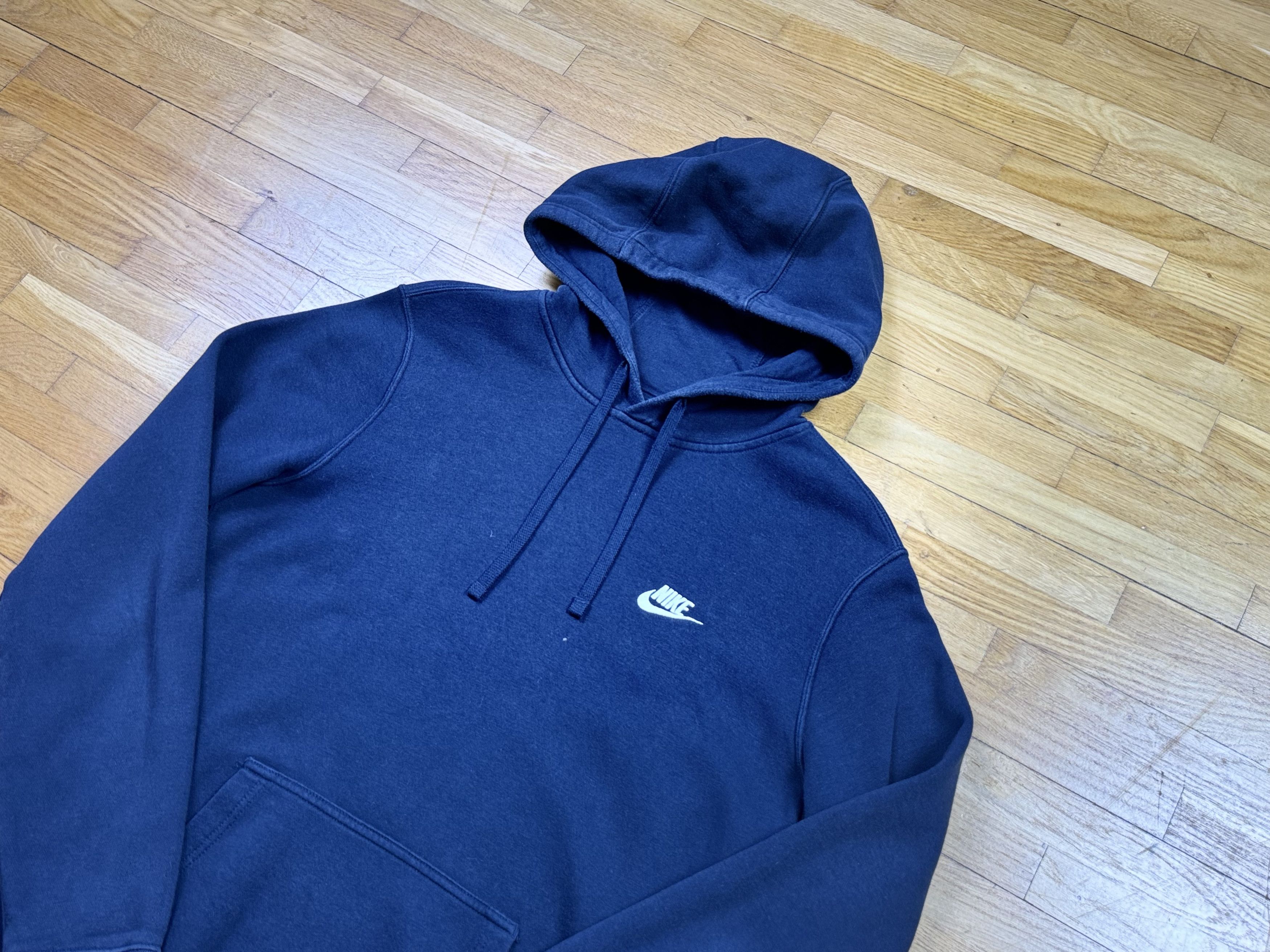 Nike Vintage dark blue hoodie NIKE Size US M / EU 48-50 / 2 - 3 Thumbnail