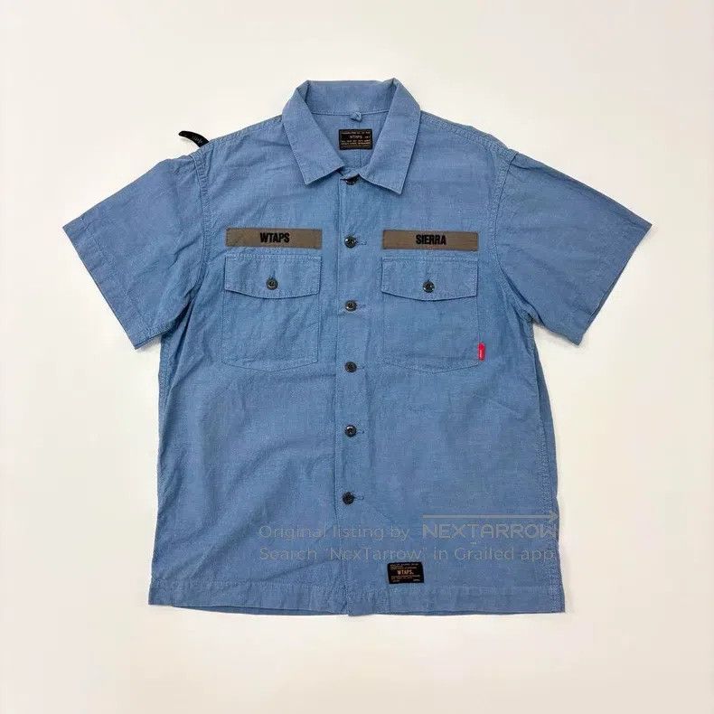 Wtaps Wtaps Blue long sleeves Size US S / EU 44-46 / 1 - 1 Thumbnail