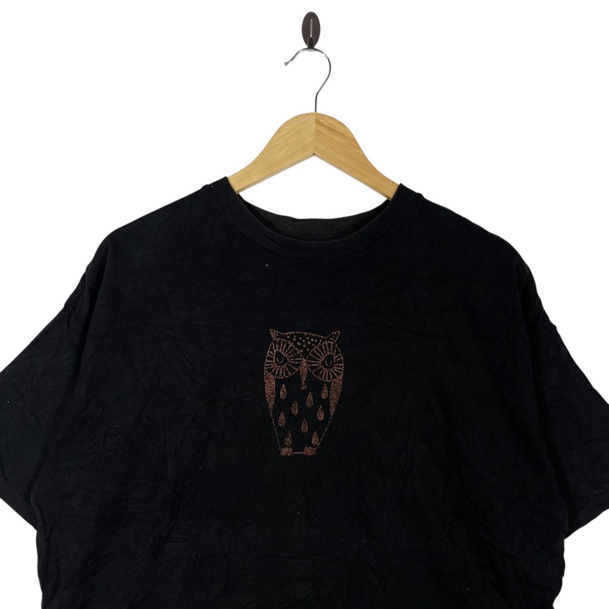 Vintage KAKELA & TRANQUIL OWL GRAPHIC T-SHIRT STREETWEAR JAPANESE Size US L / EU 52-54 / 3 - 2 Thumbnail
