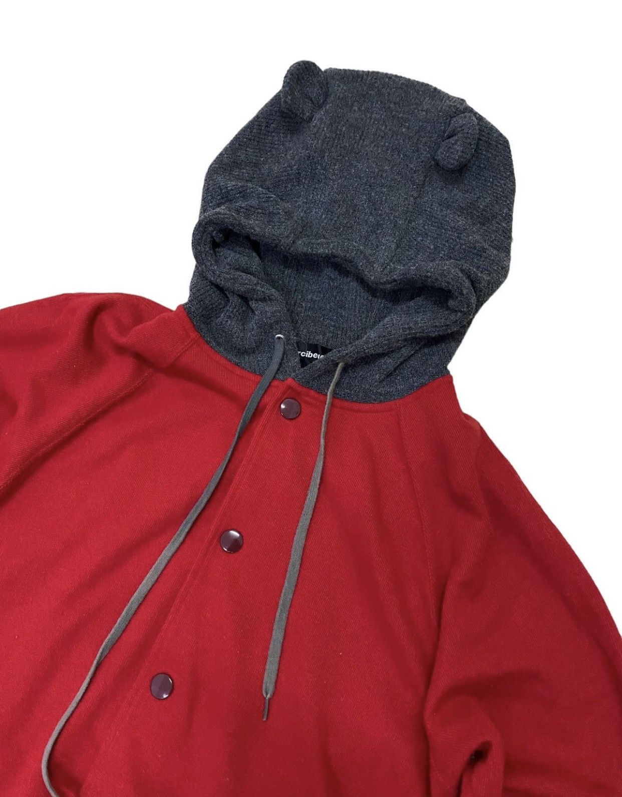 Issey Miyake 💥Issey Miyake Hoodie Bear Button Jacket Size M / US 6-8 / IT 42-44 - 2 Thumbnail