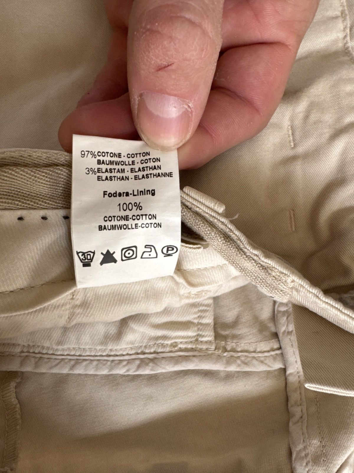 Transit Uomo White summer casual pants from transit uomo Size US 30 / EU 46 - 3 Thumbnail