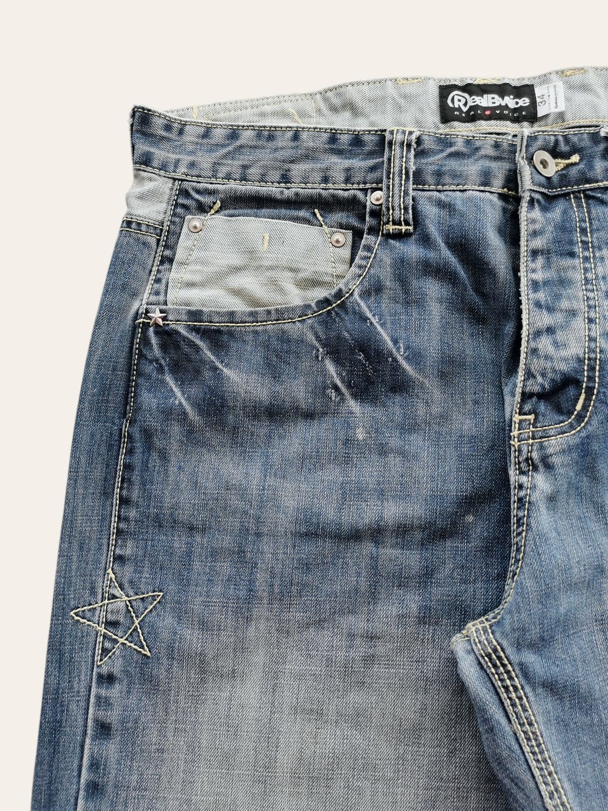 Hysteric Glamour Baggy Denim Jeans Real B Voice Size US 34 / EU 50 - 11 Thumbnail