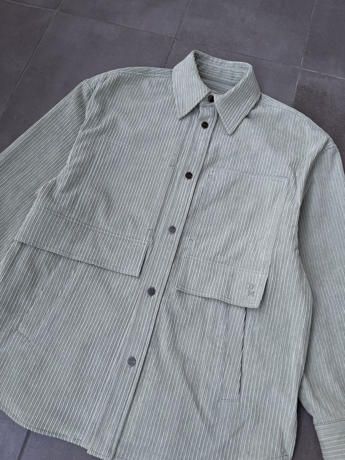 Solid Homme × Wooyoungmi !DS! SS22 Wooyoungmi Green Corduroy Jacket Size US XL / EU 56 / 4 - 10 Thumbnail