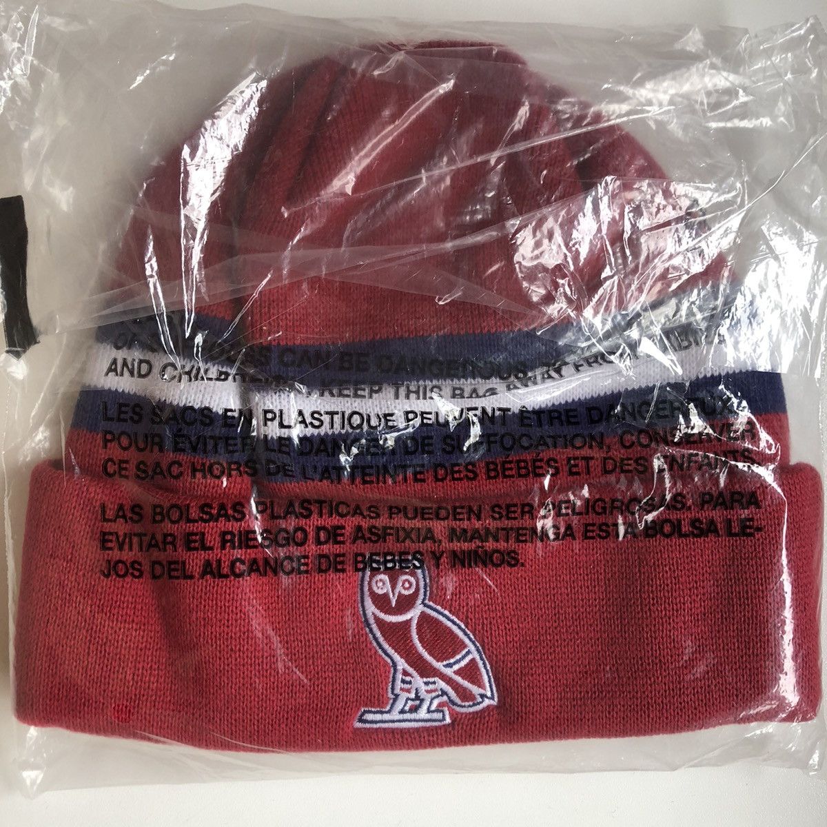 NHL × October's Very Own OVO X NHL Montreal Canadiens BEANIE Size ONE SIZE - 5 Thumbnail