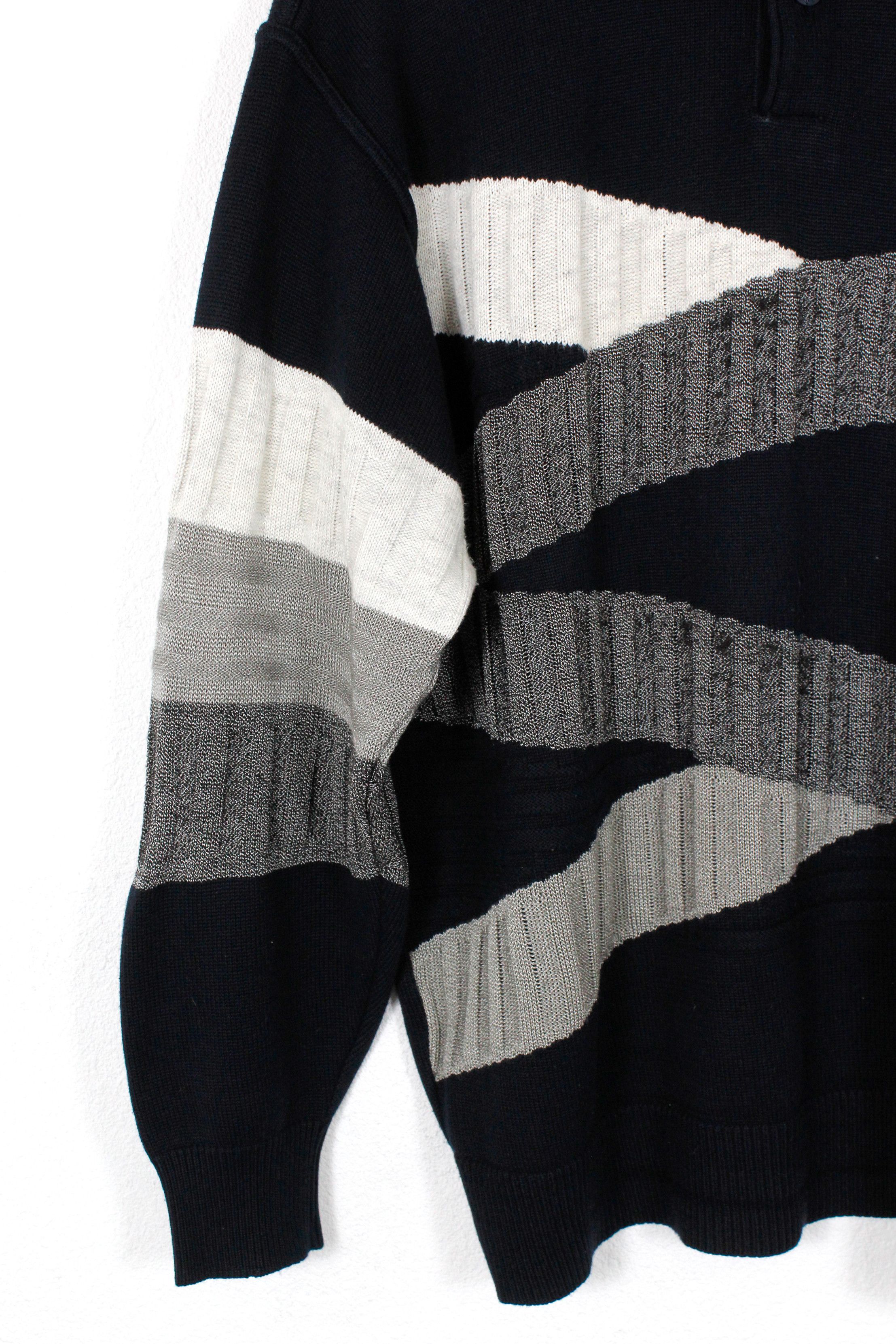 Carlo Colucci × Coogi × Vintage Vintage Carlo Colucci Knit Wool Sweater Polo Jumper Size US M / EU 48-50 / 2 - 3 Thumbnail
