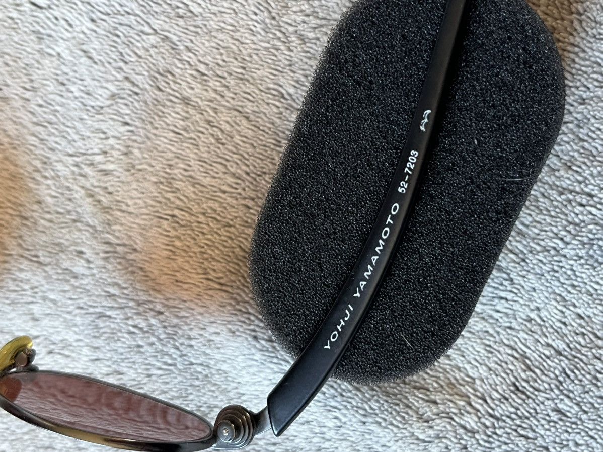 Vintage × Yohji Yamamoto Yohji Yamamoto 52-2703 Round Sunglass 90’s Japan Designer Size ONE SIZE - 5 Thumbnail