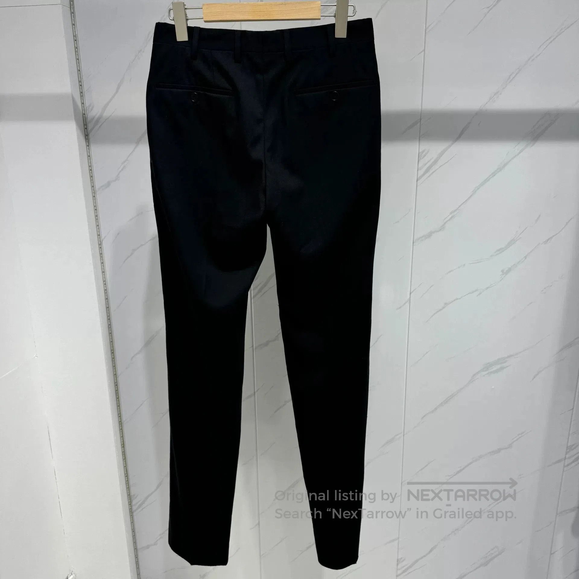 Prada Prada Black Wool Trousers Show Style. Size US 28 / EU 44 - 2 Thumbnail