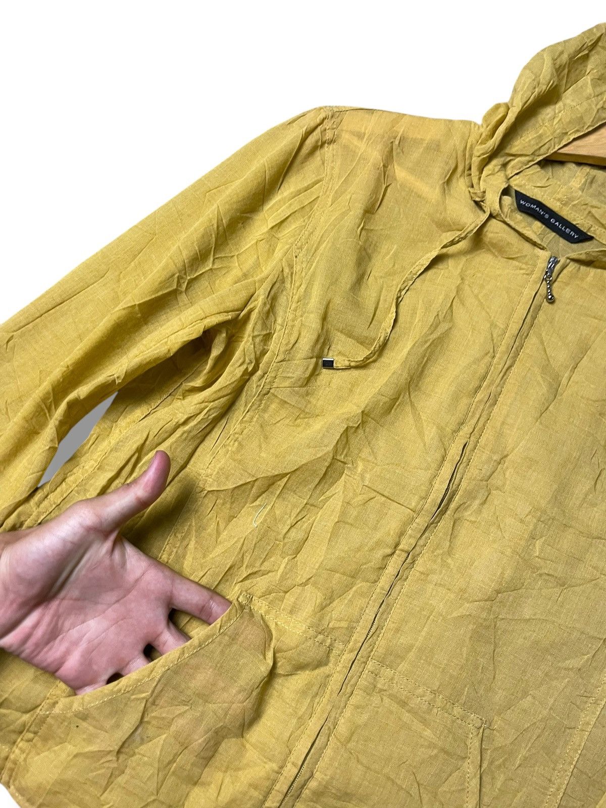 Japanese Brand × Vintage WOMAN’S GALLERY Brand Hooded Light Jacket (85) Size XS / US 0-2 / IT 36-38 - 5 Thumbnail