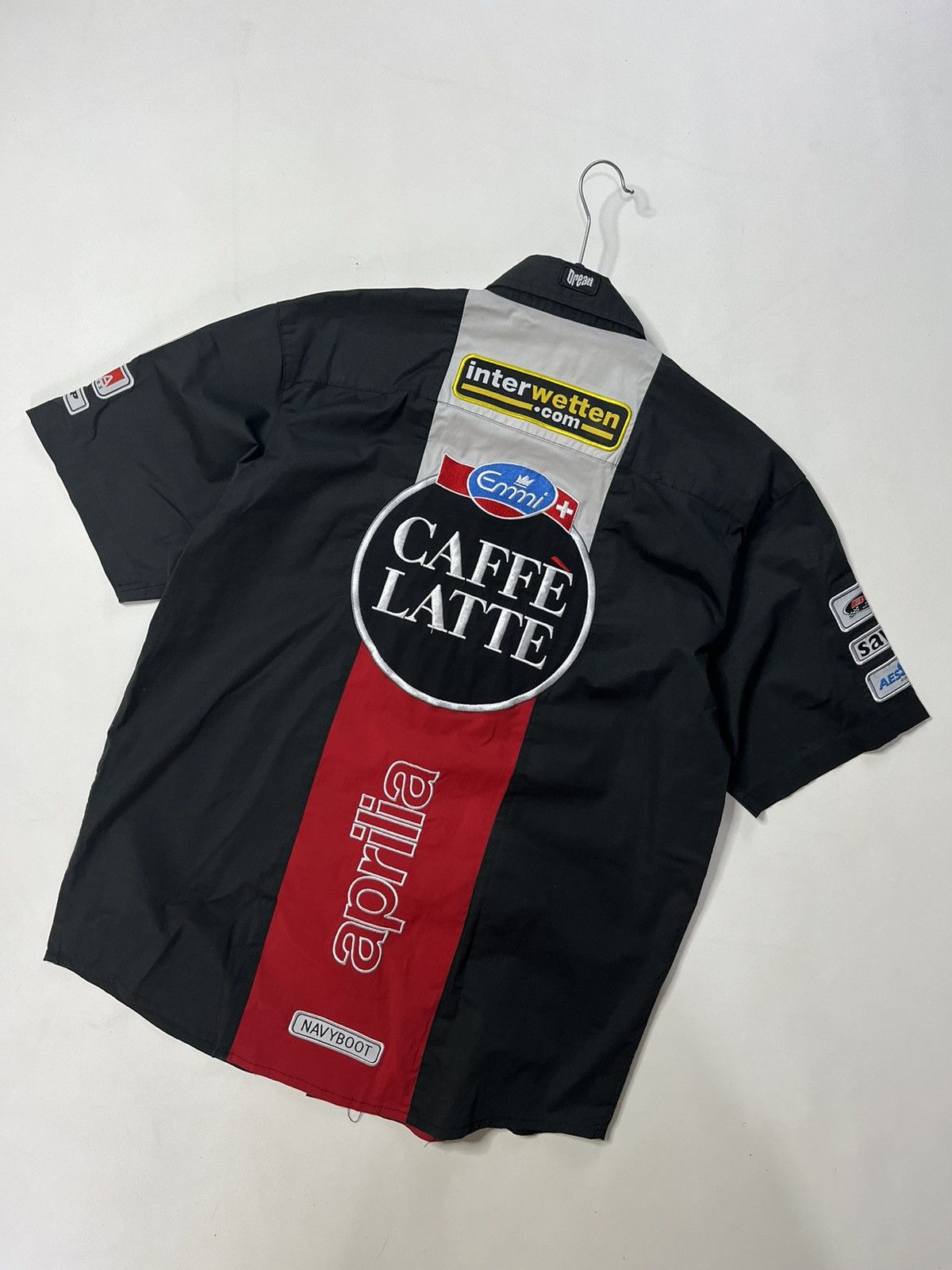 Vintage Vintage Dread Caffe Latte racing shirts Size US L / EU 52-54 / 3 - 1 Thumbnail