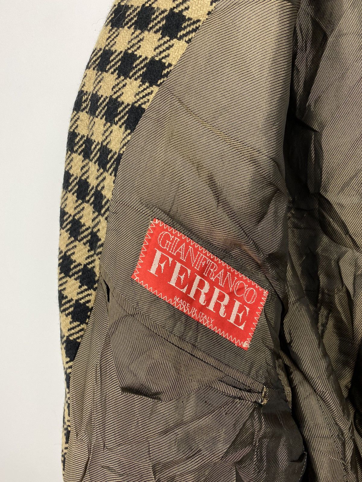 Gianfranco Ferre Vintage Gianfranco Ferre Cashmere Blazer Jacket YSL Burberry Size 54L - 9 Thumbnail