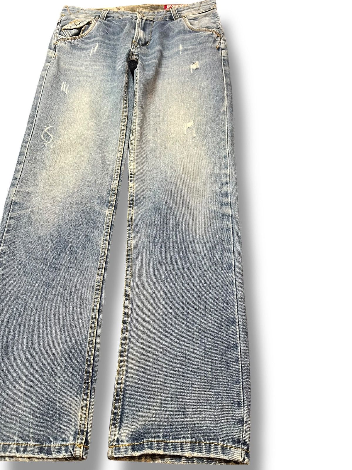 Superdry Vintage JP.Superdry Grunge Faded Distressed Denim Size US 31 - 4 Thumbnail
