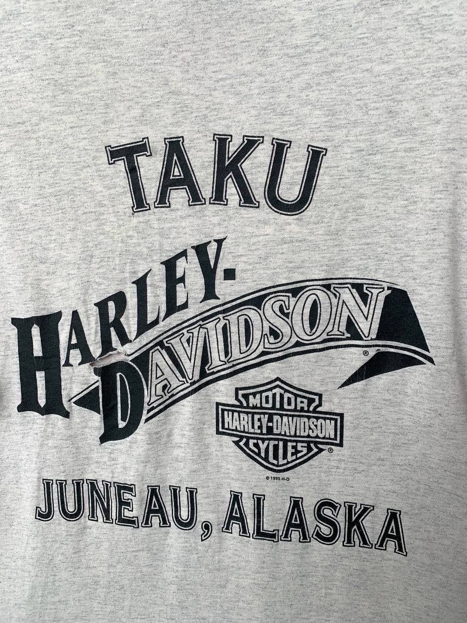 Harley Davidson × Vintage Vintage 1995 3D Emblem Harley Davidson Wolf & Eagle T Shirt Size US L / EU 52-54 / 3 - 9 Thumbnail