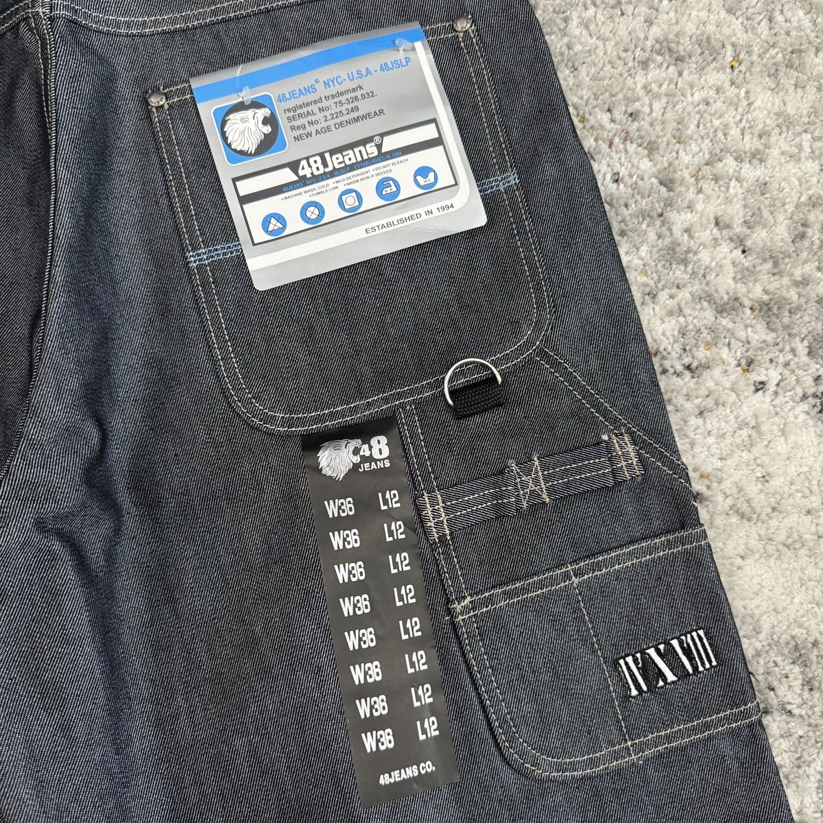 JNCO × Japanese Brand × Vintage Crazy Vintage y2k baggy wide leg cybergoth NWT shorts Size US 36 / EU 52 - 3 Thumbnail