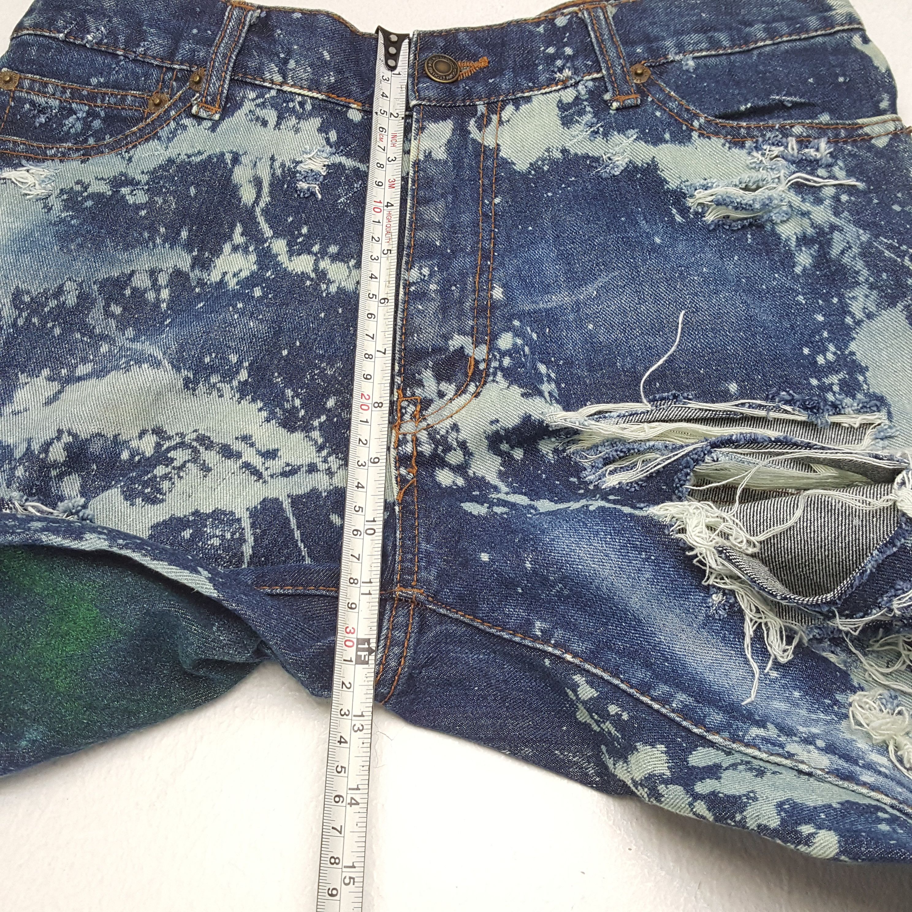 Vintage DENIM EXCHANGE Rare Fashion Style Distressed Jeans Size US 32 / EU 48 - 8 Thumbnail