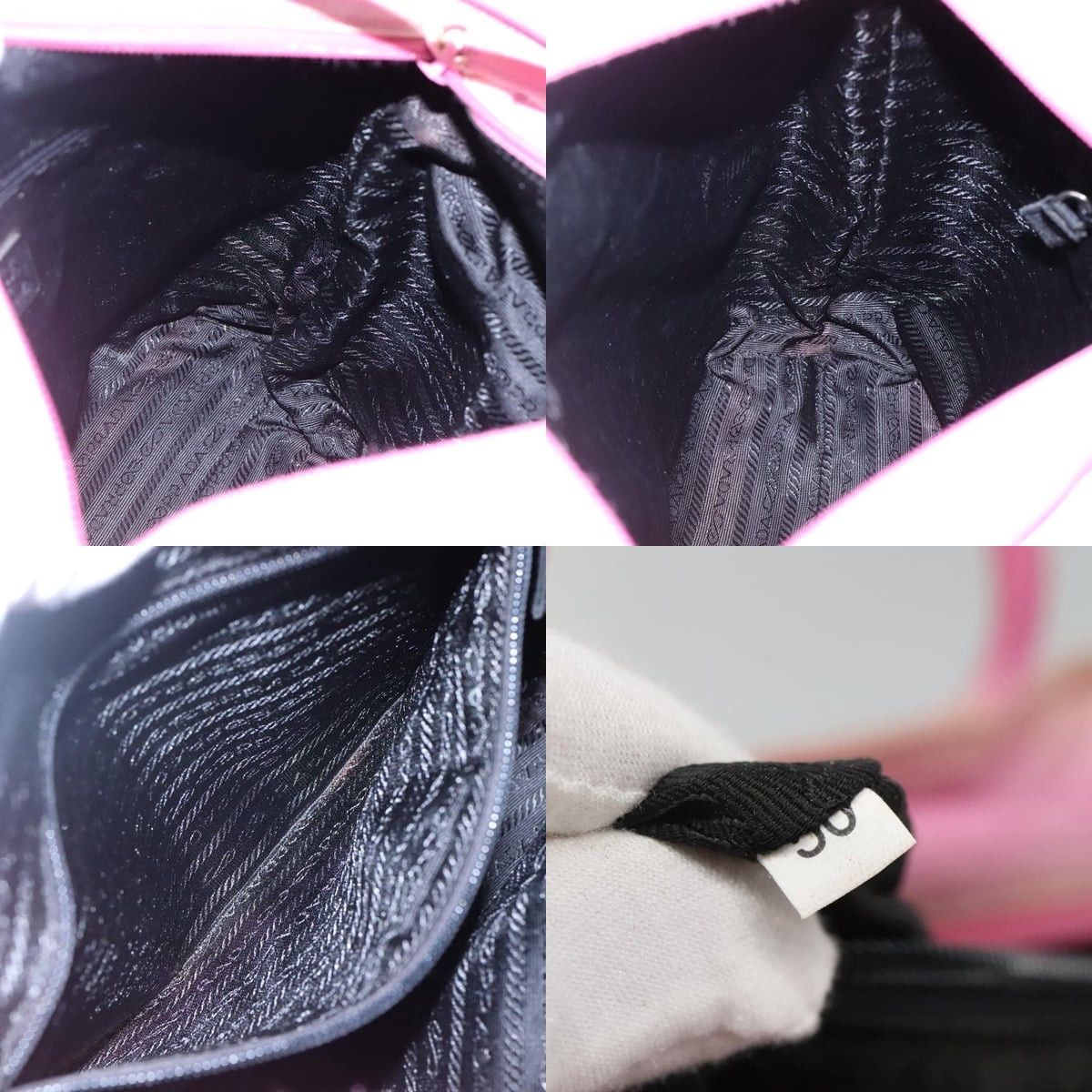Prada PRADA Tote Bag Nylon Pink Silver Size ONE SIZE - 12 Thumbnail