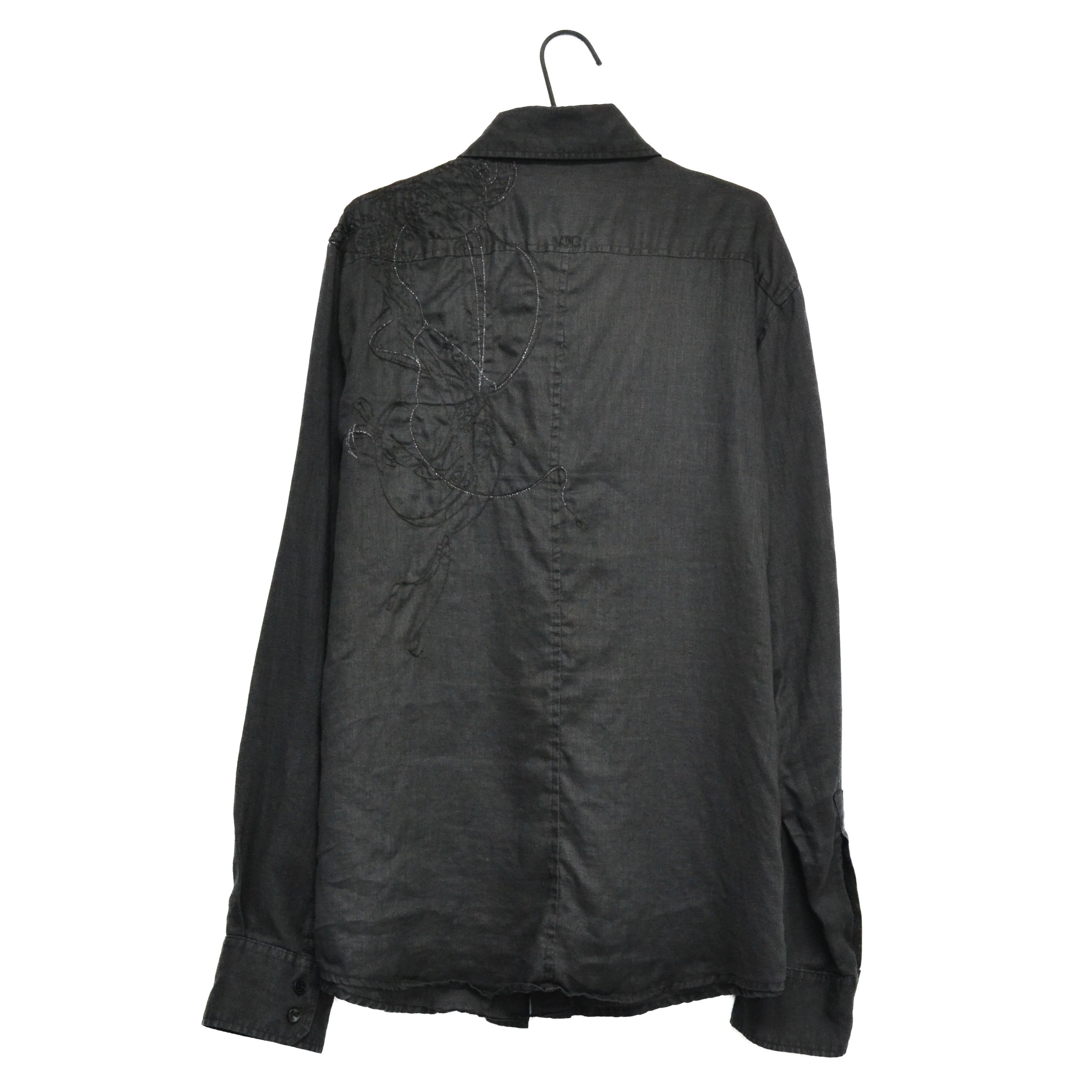 Versace Jeans Couture Versace Jeans Couture 100% Linen Black Shirt Size fit XL Size US XL / EU 56 / 4 - 10 Thumbnail