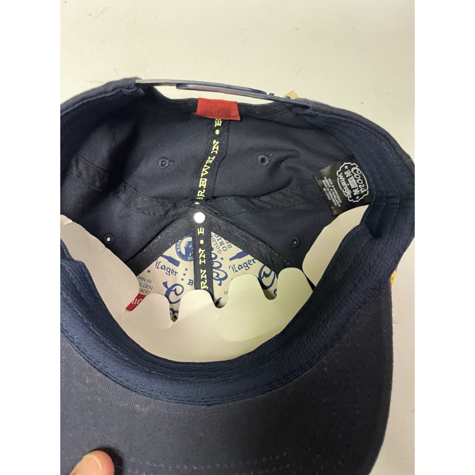Wrangler NWT Coors X Wrangler American Original Buckin' Cap Blue Baseball Cap Unisex Adults One Size Blue Men Women Size ONE SIZE - 5 Thumbnail