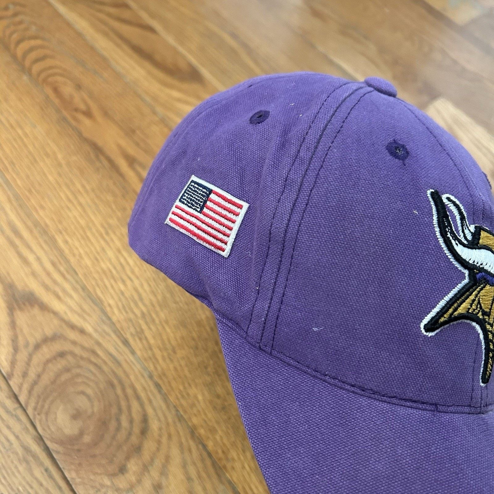 Vintage Vintage 90s Minnesota Vikings NFL Pro Line Hat Size ONE SIZE - 2 Thumbnail