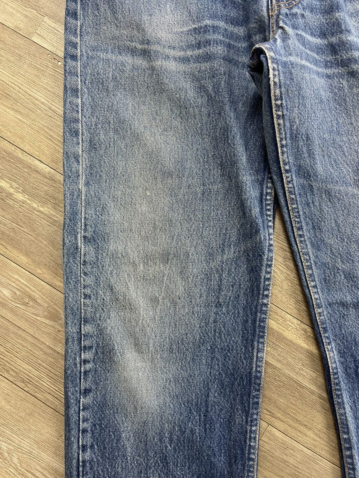 Levi's Vintage Clothing 🇺🇸1990s Vintage Levis 501 33x34 Straight Leg Blue Jeans Size US 33 - 5 Thumbnail