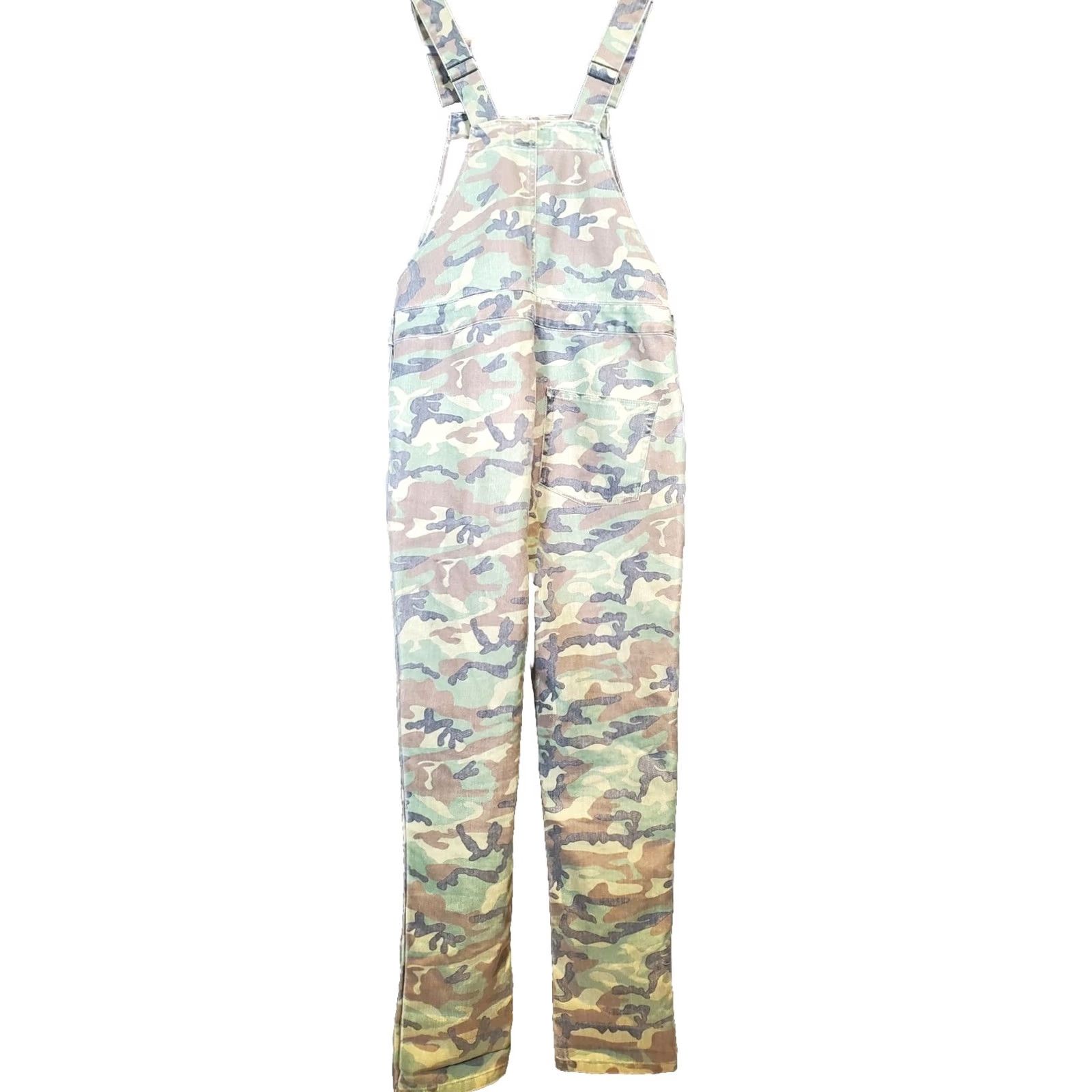 Asos ASOS Camo Overalls In Khaki Herringbone Men's Size W30 L32 Overalls Size US 30 / EU 46 - 7 Thumbnail