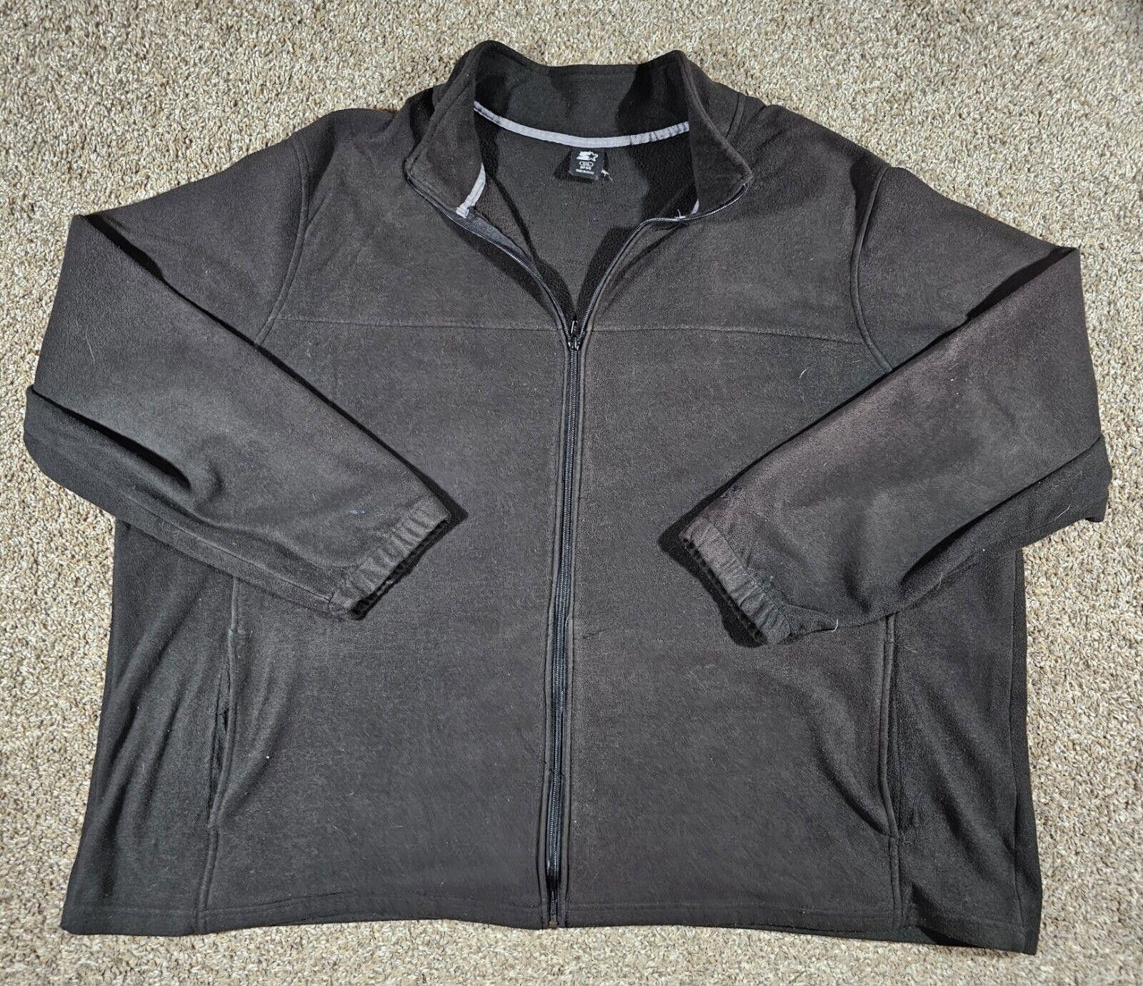 Starter Starter 5XL(62-64) black full zip fleece jacket Size US XXL / EU 58 / 5 - 1 Thumbnail