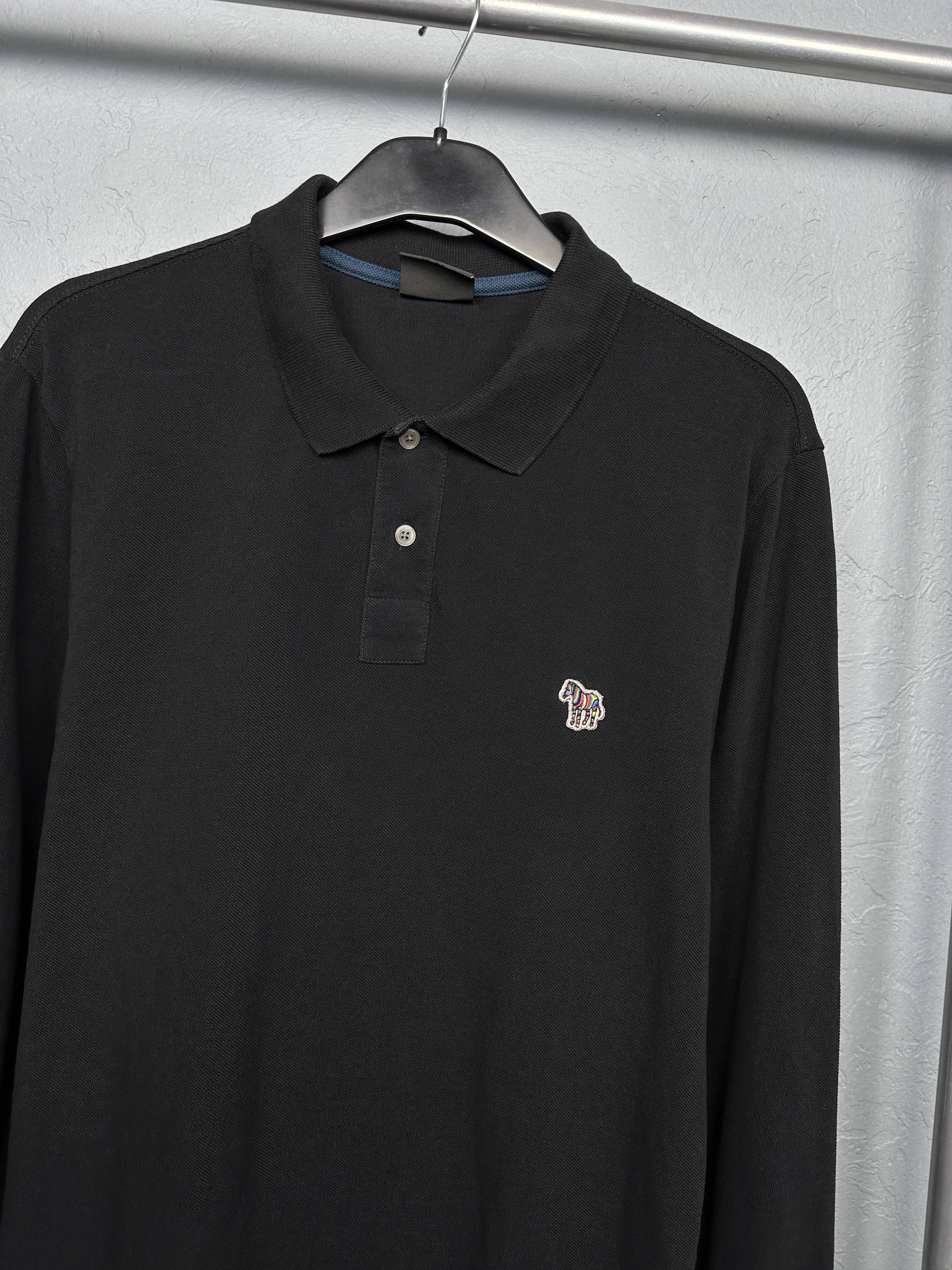 Paul Smith Paul Smith Mens Long Sleeve Polo Shirt Zebra Size US S / EU 44-46 / 1 - 2 Thumbnail