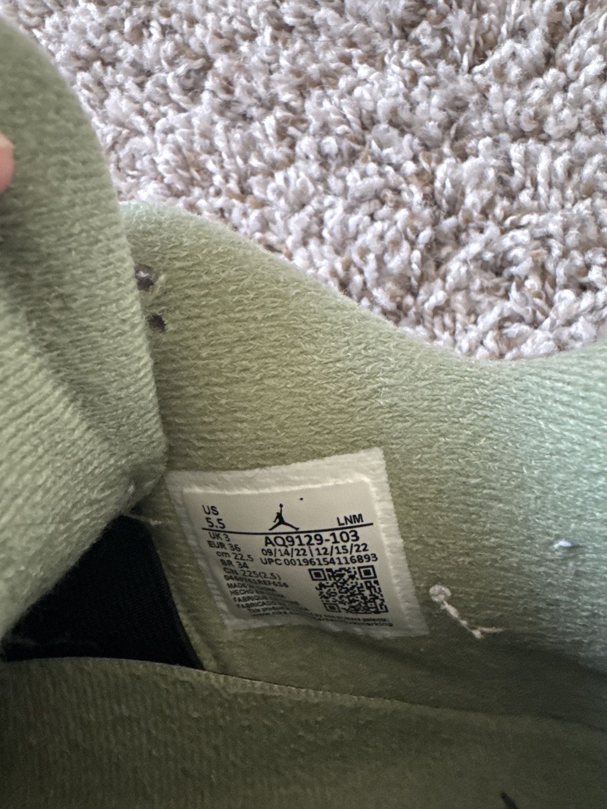 Jordan Brand jordan 4 seafoam green Size US 5.5 / IT 35.5 - 5 Thumbnail