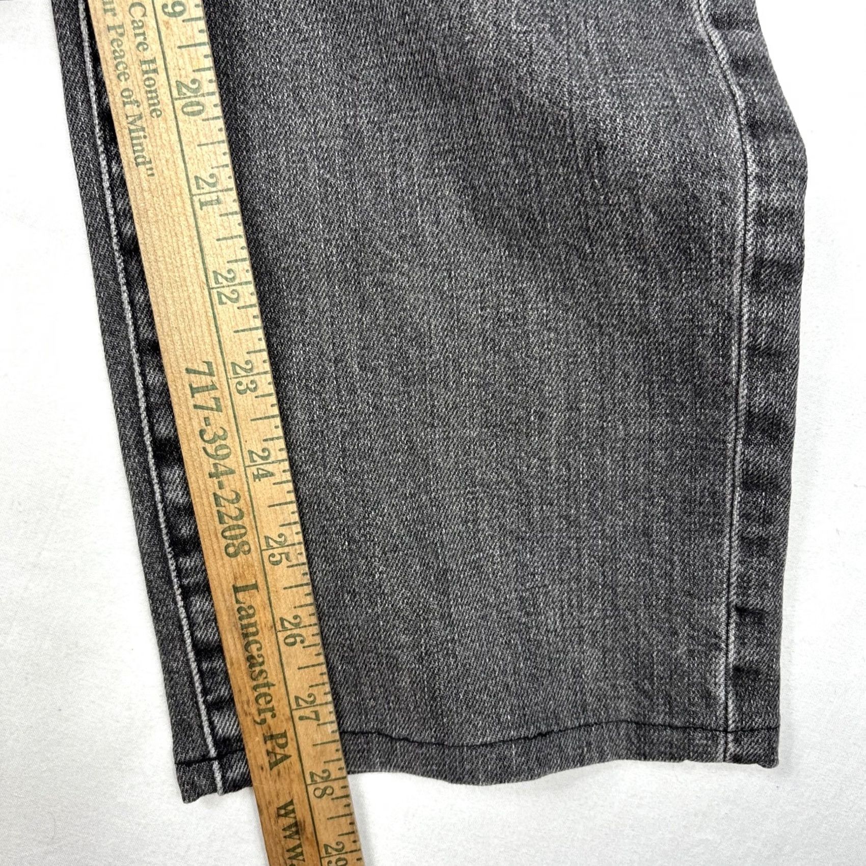 Outerknown Outerknown SEA Jeans Men's 32x20 Gray Stretch Straight Fit Cotton Denim 5-Pocket Regular Waist 30 Inseam Mid Rise Size US 32 / EU 48 - 4 Thumbnail