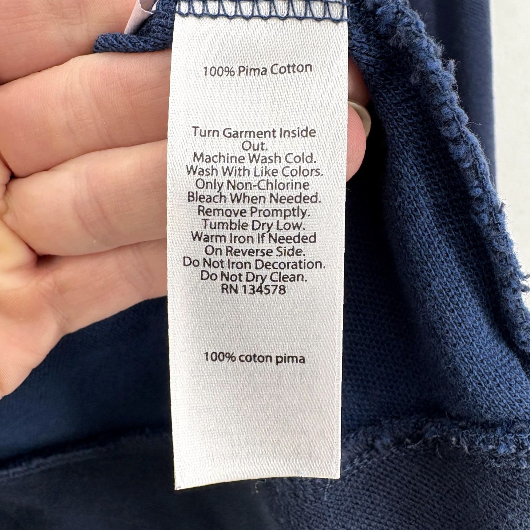 Vineyard Vines Vineyard Vines Sweatshirt Mens Large Blue Pima Cotton Quarter Zip Whale Preppy Size US L / EU 52-54 / 3 - 5 Thumbnail