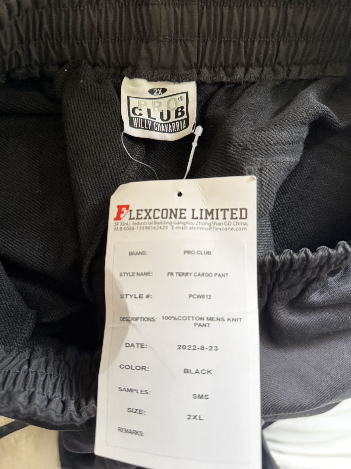 Willy Chavarria Willy Chavarria X Pro Club Sweatpants black Size US 38 / EU 54 - 7 Thumbnail