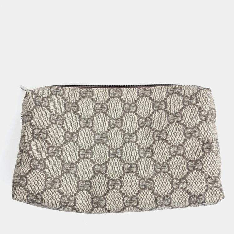 Gucci Gucci Beige Coated Canvas XFPM Beauty Case Size ONE SIZE - 5 Thumbnail