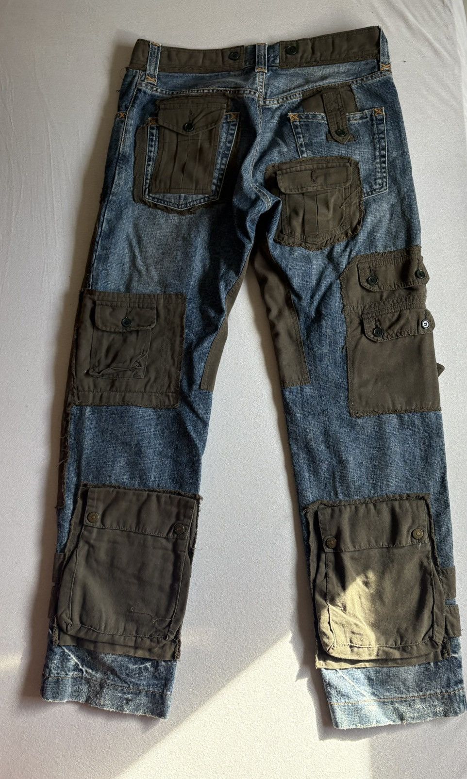 Dolce & Gabbana AW05 Hybrid Multipocket Cargo Denim Size US 30 / EU 46 - 6 Thumbnail