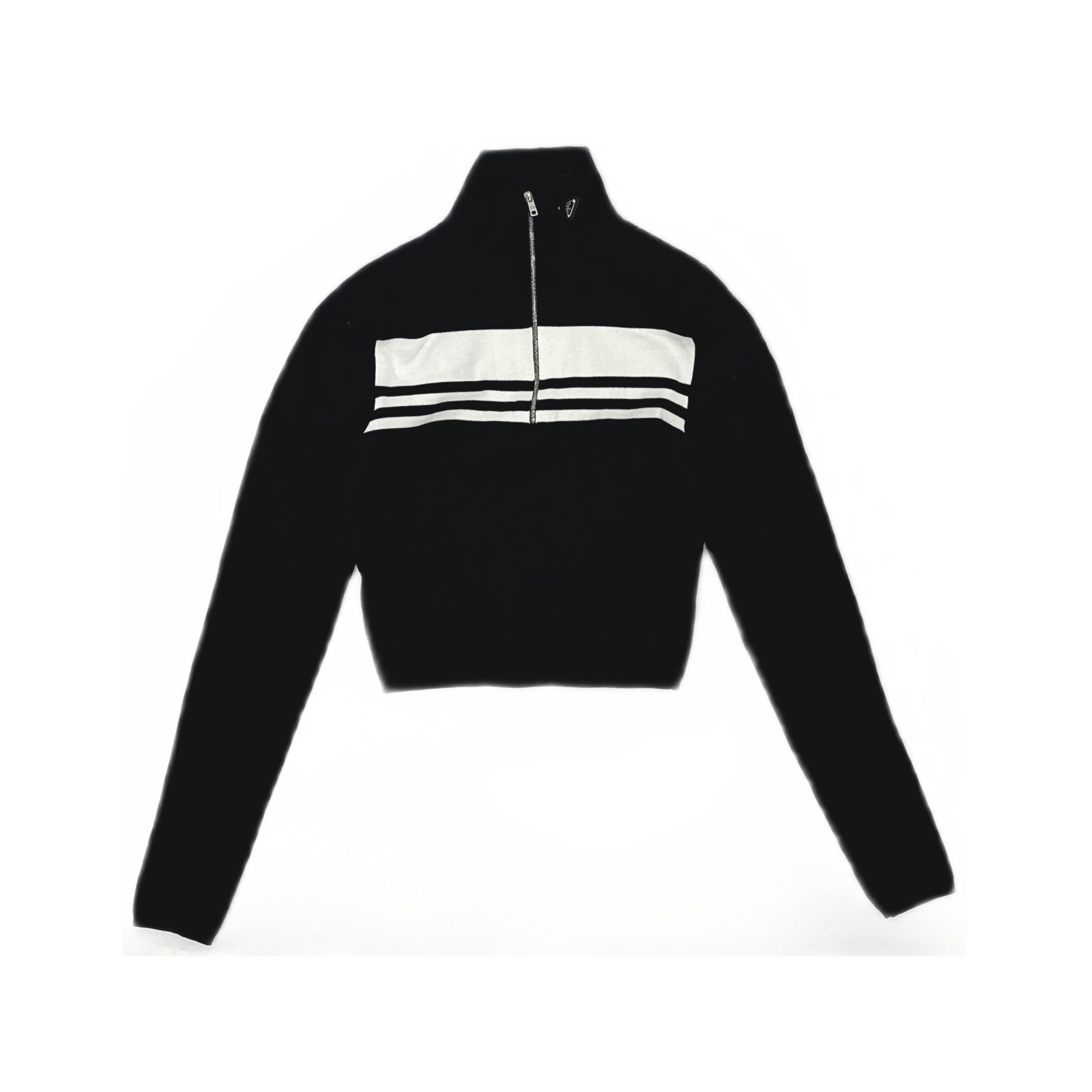 Prada Prada Striped Half-Zip Sweater Size 38 Size XS / US 0-2 / IT 36-38 - 1 Thumbnail