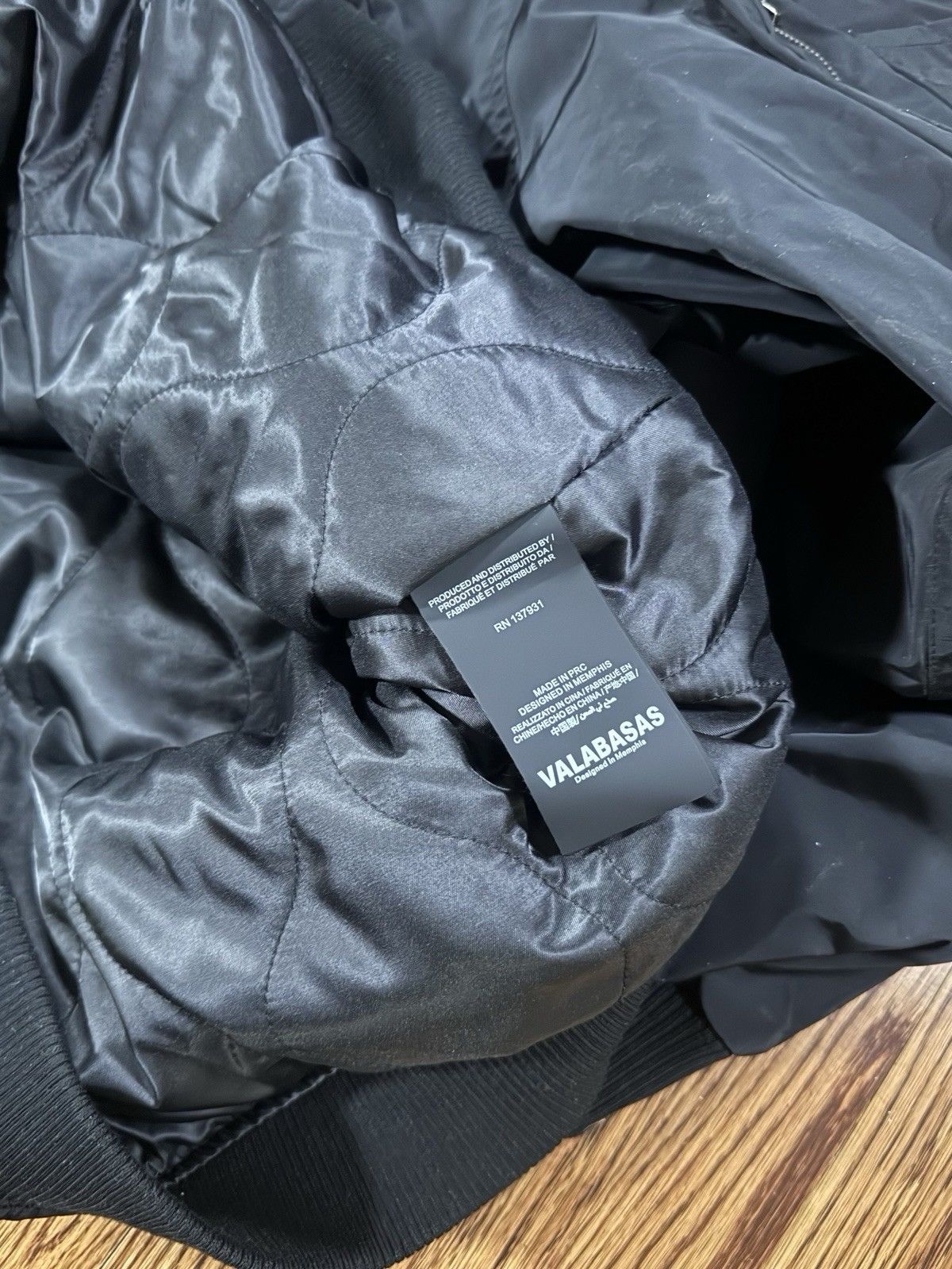 Valabasas Men’s Valabasas Black Cargo Pocket Bomber Jacket Size XL Size US XL / EU 56 / 4 - 6 Thumbnail