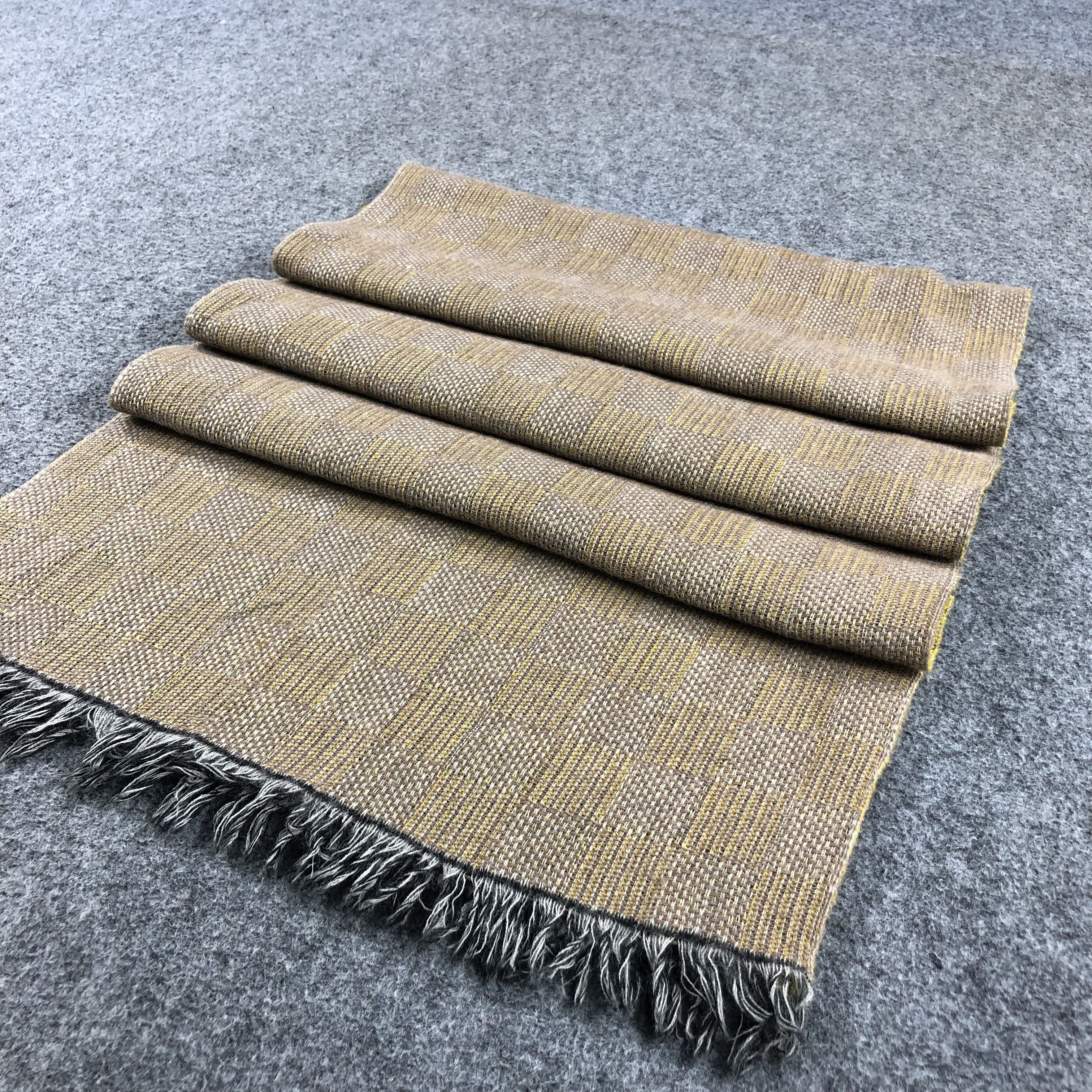 Donna Karan Donna Karan Wool Scarf Muffler V818 Size ONE SIZE - 3 Thumbnail