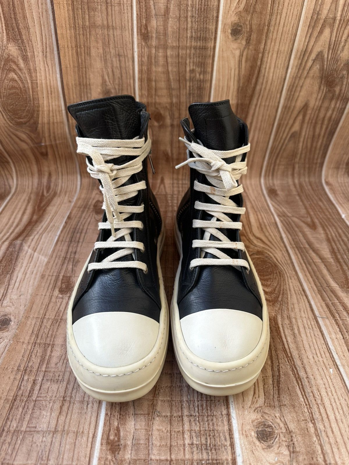 Rick Owens W18 Rick Owens Mainline Black Ramones Size US 8.5 / IT 38.5 - 2 Thumbnail