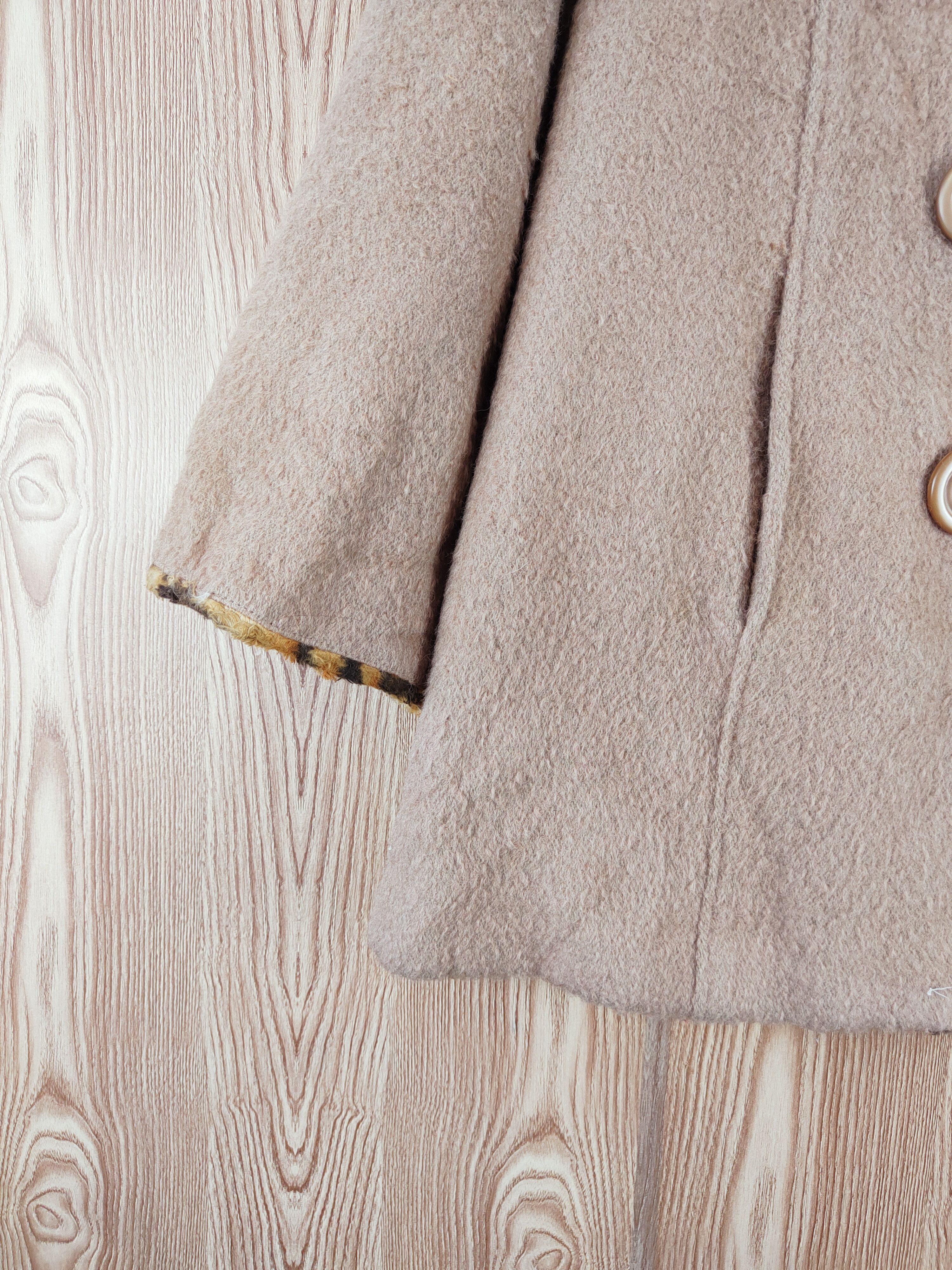 Dolce & Gabbana × Vintage Dolce & Gabbana Brown Fur Peacoat Size L / US 10 / IT 46 - 6 Thumbnail