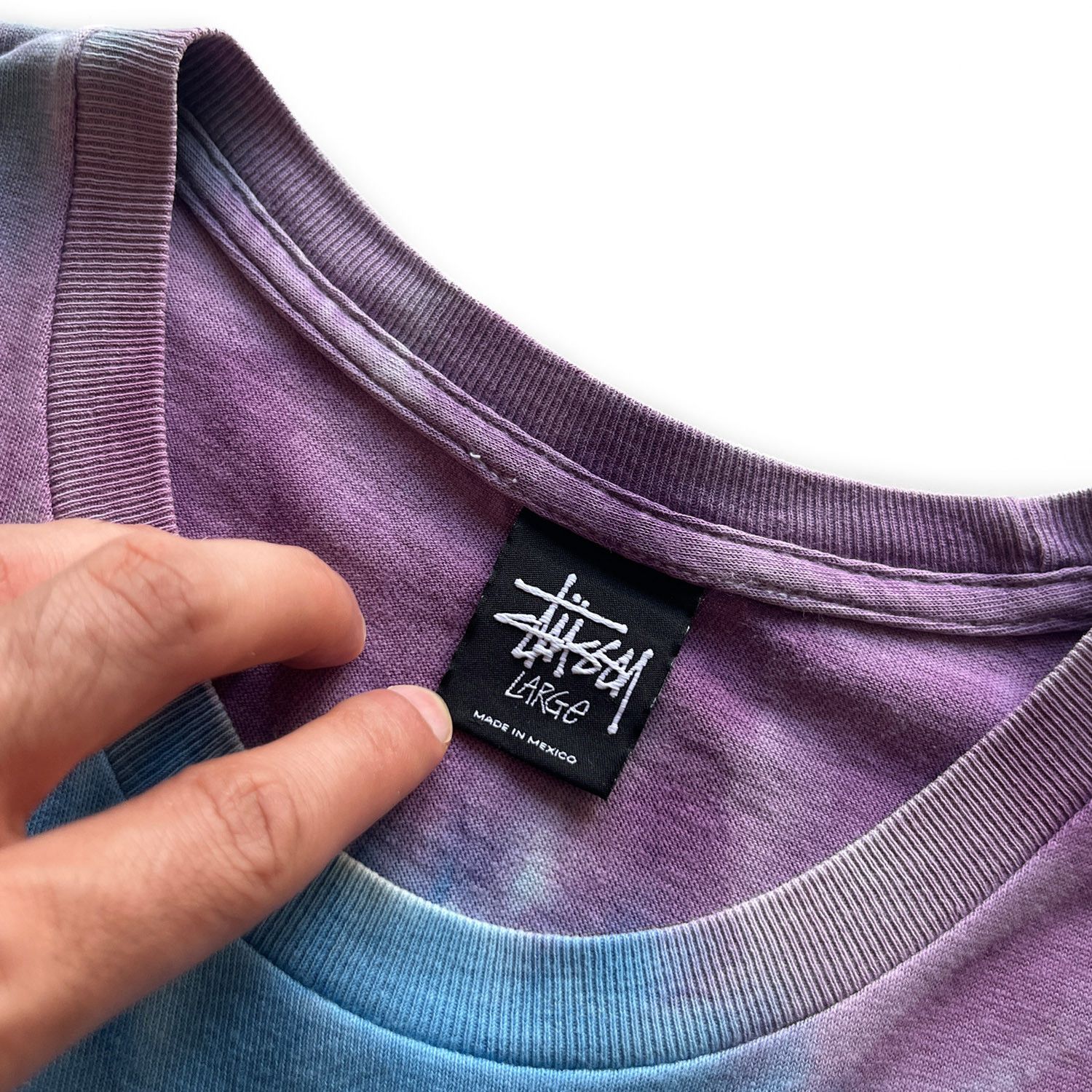 Stussy Stussy World Tour Tie Dye T-Shirt - Teal L Size US L / EU 52-54 / 3 - 5 Thumbnail