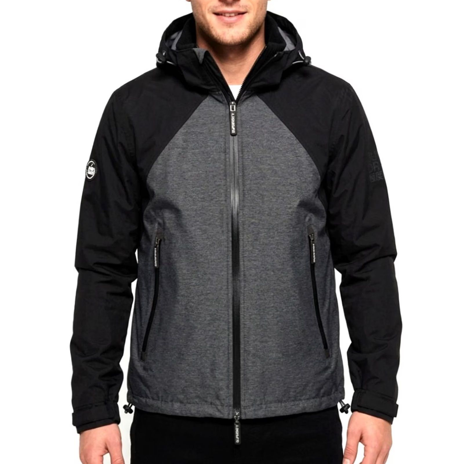 Superdry SUPERDRY Cliff Hiker International Hooded Jacket Men L MJ6514 Jacket Mens Grey Regular Zip Hooded All Seasons Hiking Windbreaker Modern 90s Theme Size US L / EU 52-54 / 3 - 2 Thumbnail