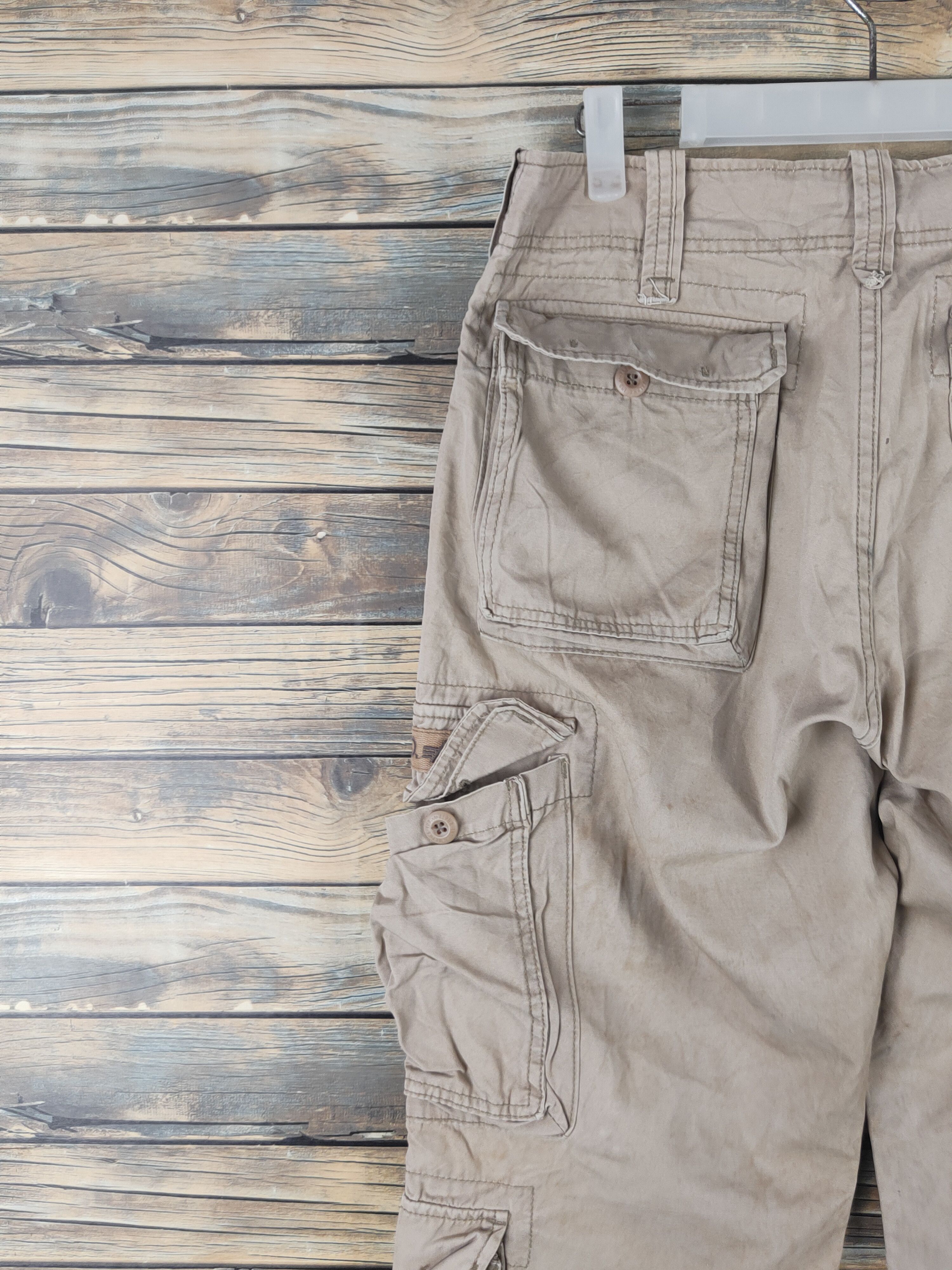 Alpha Industries DL Alpha Industries Beige Multipocket Cargo Pants #46-039 Size US 30 / EU 46 - 9 Thumbnail