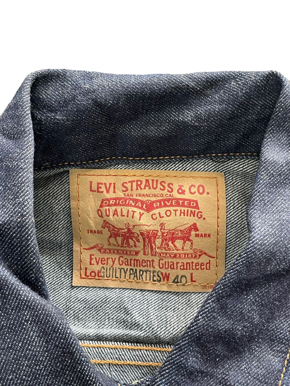 Levi's Levis The Guilty Parties e Type ll Denim Jacket Size US S / EU 44-46 / 1 - 4 Thumbnail