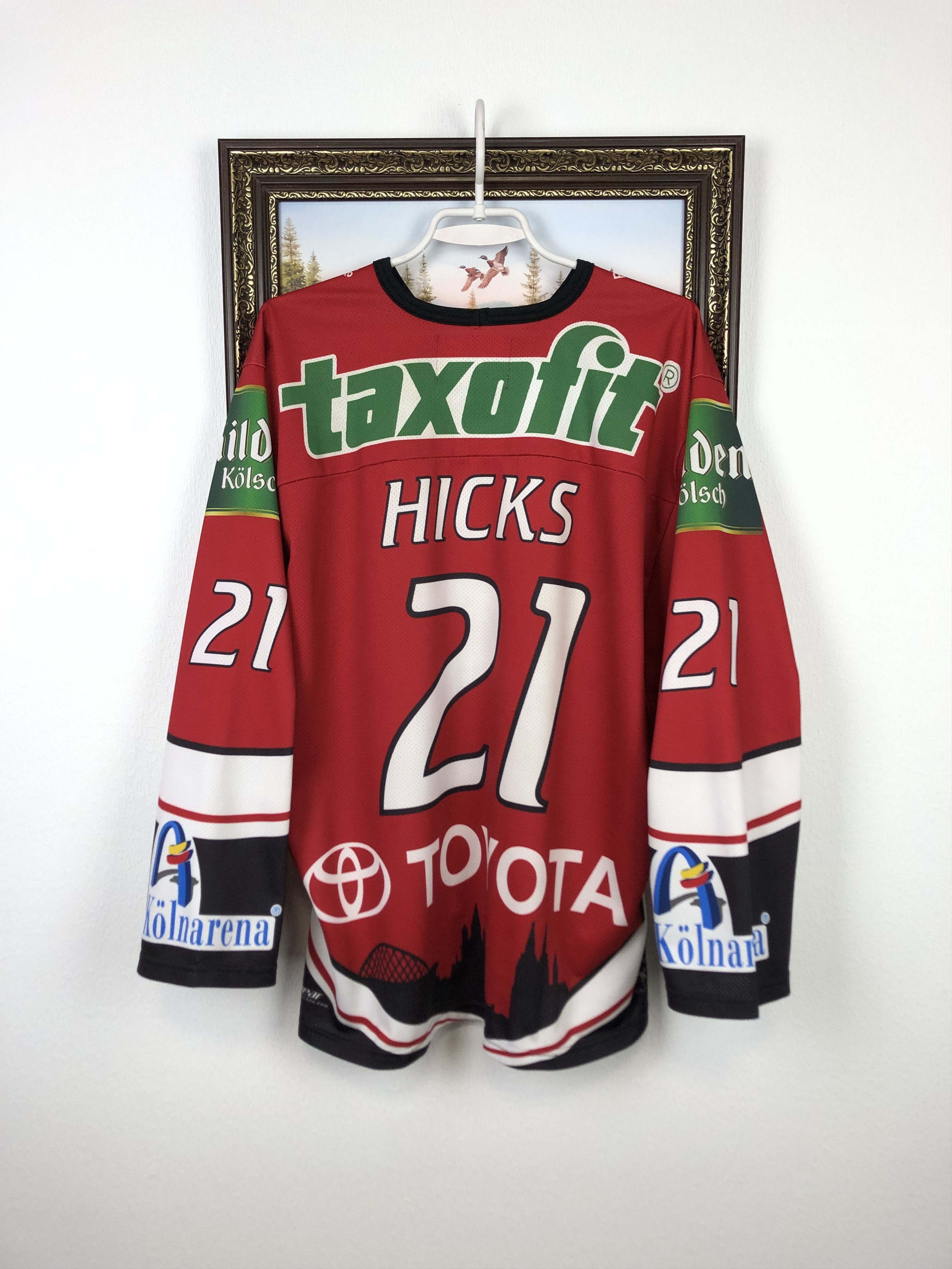 Vintage Vintage Cologne Sharks Ice Hockey Jersey #21 Hicks Mens Size US M / EU 48-50 / 2 - 13 Thumbnail