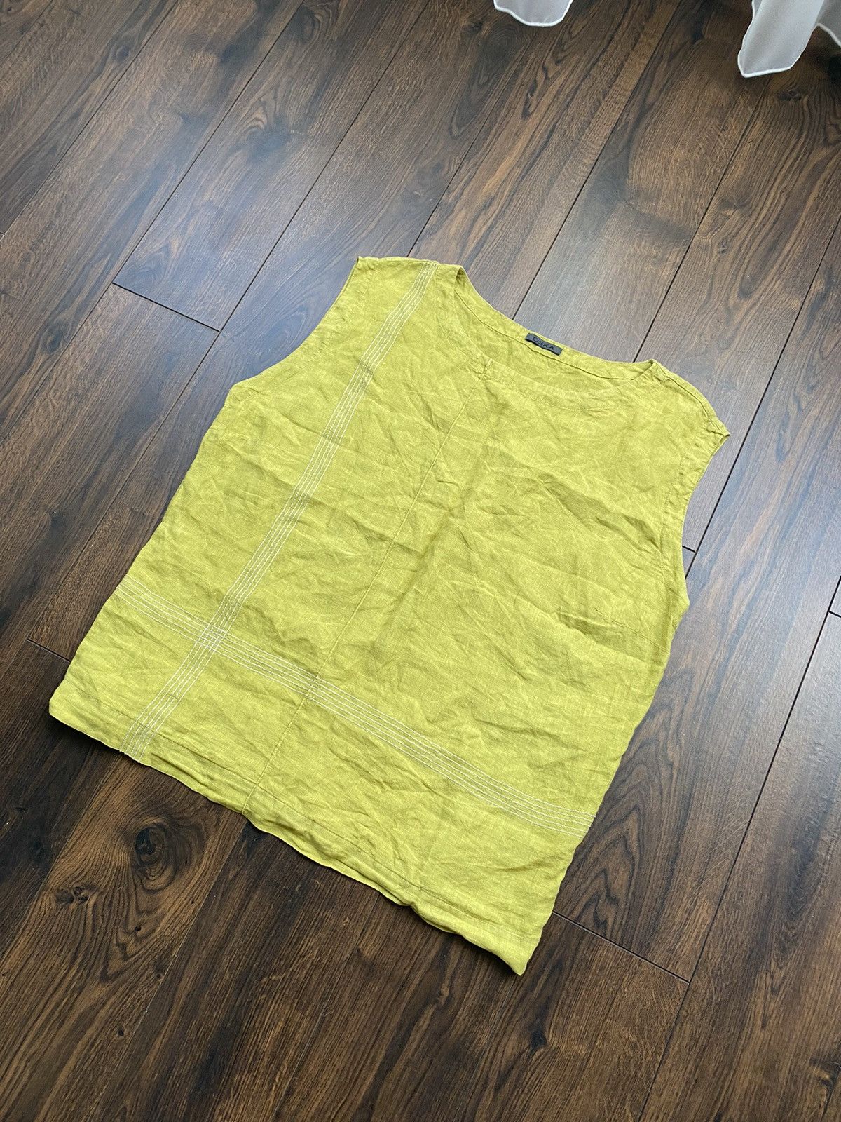 OSKA Avant Garde Oska Tank top Rundholz style Y2k Rare Size L / US 10 / IT 46 - 1 Thumbnail